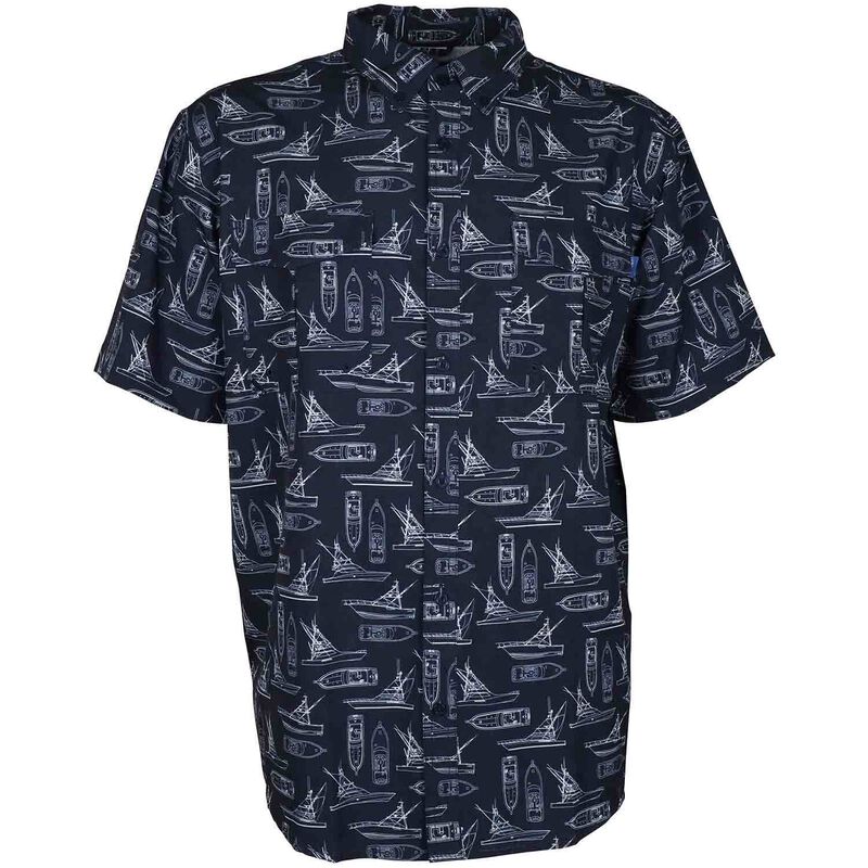 AFTCO Men's Captains Lounge Shirt West Marine
