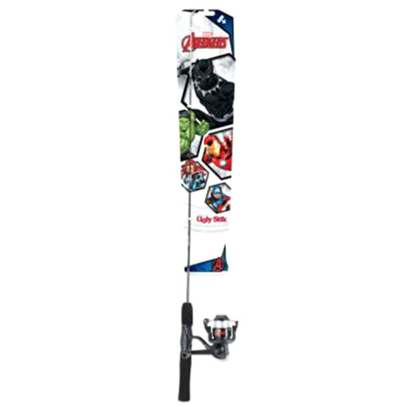 Shakespeare Ugly Stik Marvel Black Panther 3 Spinning Combo