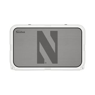 SeaDek Cooler Pad - Collegiate Collection - Fits YETI Tundra 45 - Storm Gray / Black, Northwestern University