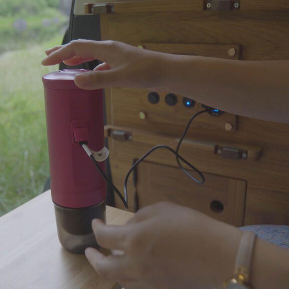 Nano Portable Electric Espresso Machine, Fuchsia Pink image number 3
