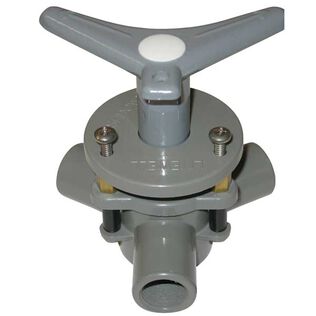 Diverter Valve, 1/2" Dia, 1/2" Hose, Flush Mount