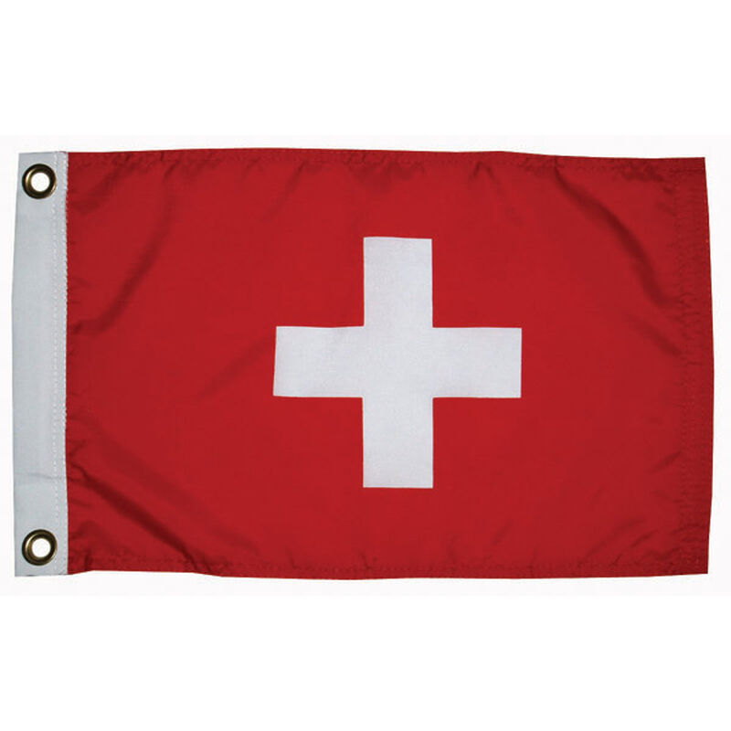 Switzerland Courtesy Flag, 12" x 18" image number 0