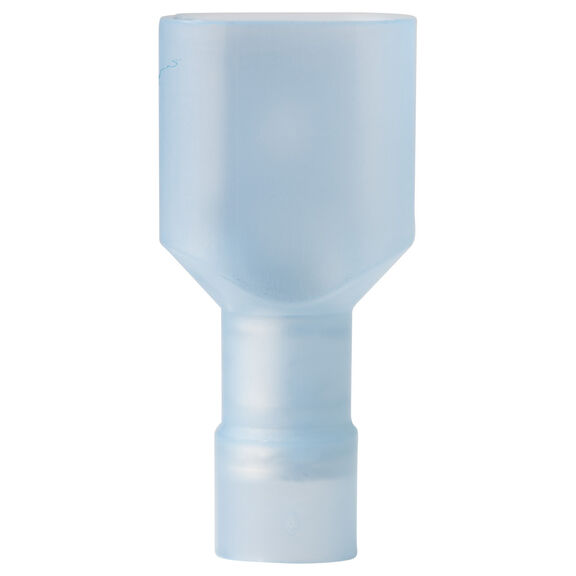 16-14 AWG Male Nylon Fully Insulated Disconnects, Blue, 25-Pack image number 0