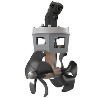 Side-Power SH360 300mm Hydraulic Thruster Bracket Mount 23mm Tube Twin Counter-Rotating Prop