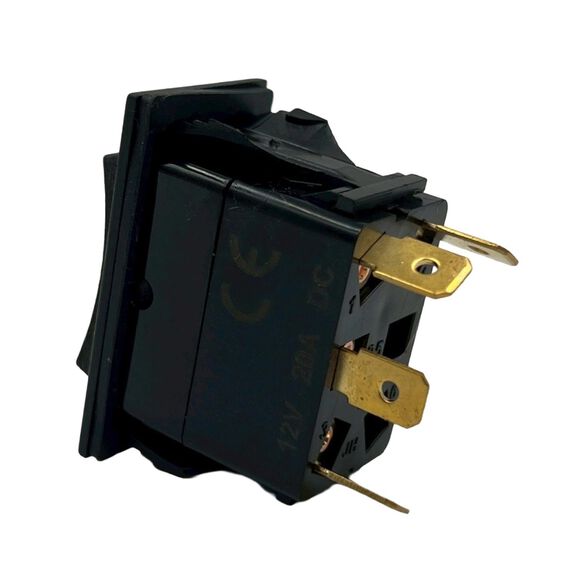 Rocker Switch, Two LEDs, On/Off/On, SPDT image number 1