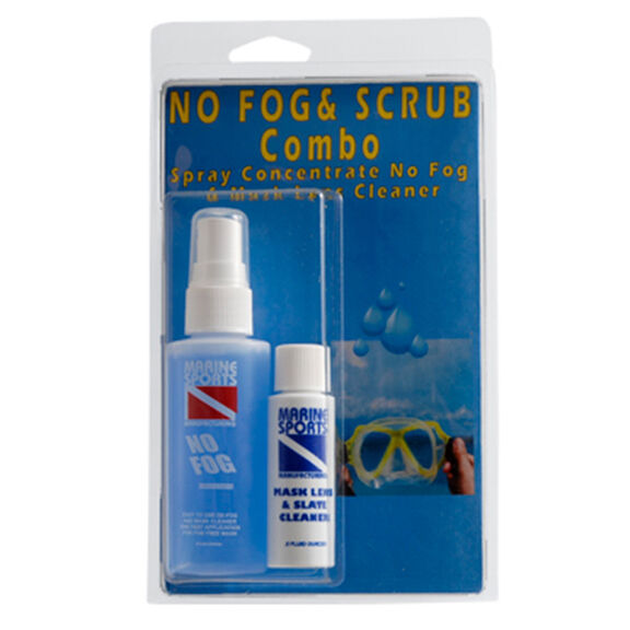 Snorkel Mask No-Fog & Scrub Combo image number 0