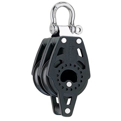 40mm Carbo Air® Double Block with Becket, Fixed