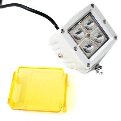 3" x 3" Cube LED Spotlight with Amber Cover