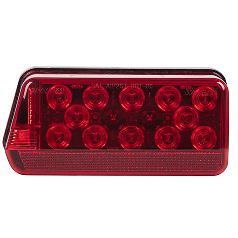 Wesbar Trailer Light – Submersible, 6-Function, Right/Curbside, For Boat & PWC Trailers Under 80" Wide