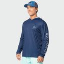 Men's Gradient Bills Eco Coast Sun Protection Hooded Shirt image number 1
