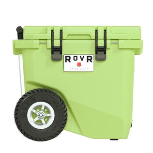RollR 45 Quart Wheeled Hard Cooler with Telescopic Handle, Matcha