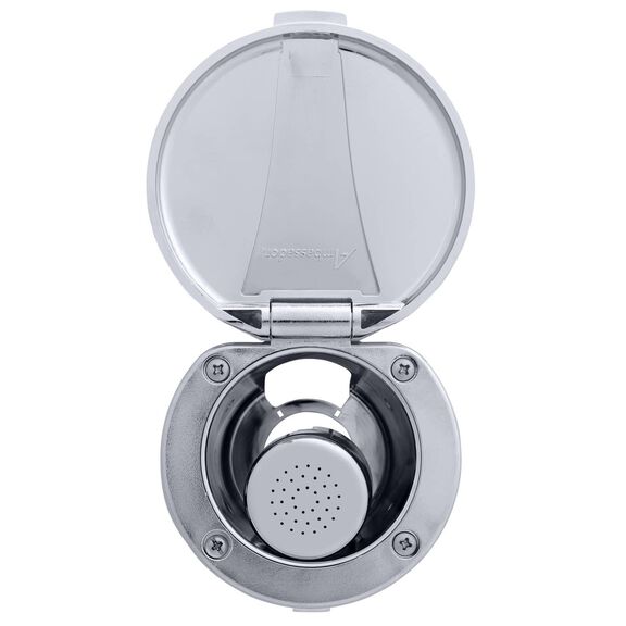 Recessed Shower Chrome Cup & Lid, Small Chrome Sprayer No Hook, 6' Stainless Steel Hose image number 5