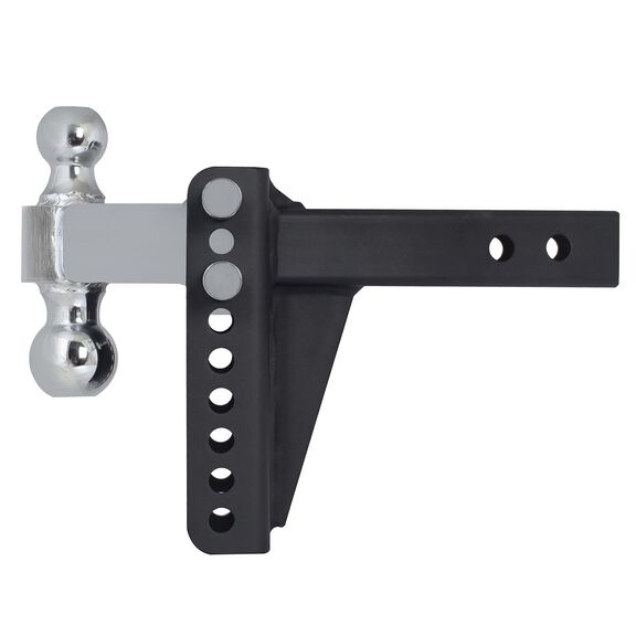 Blackout Series 14,000 lbs Adjustable Drop Hitch, 2" & 2-5/16" Ball, 0-6" Drop image number 4