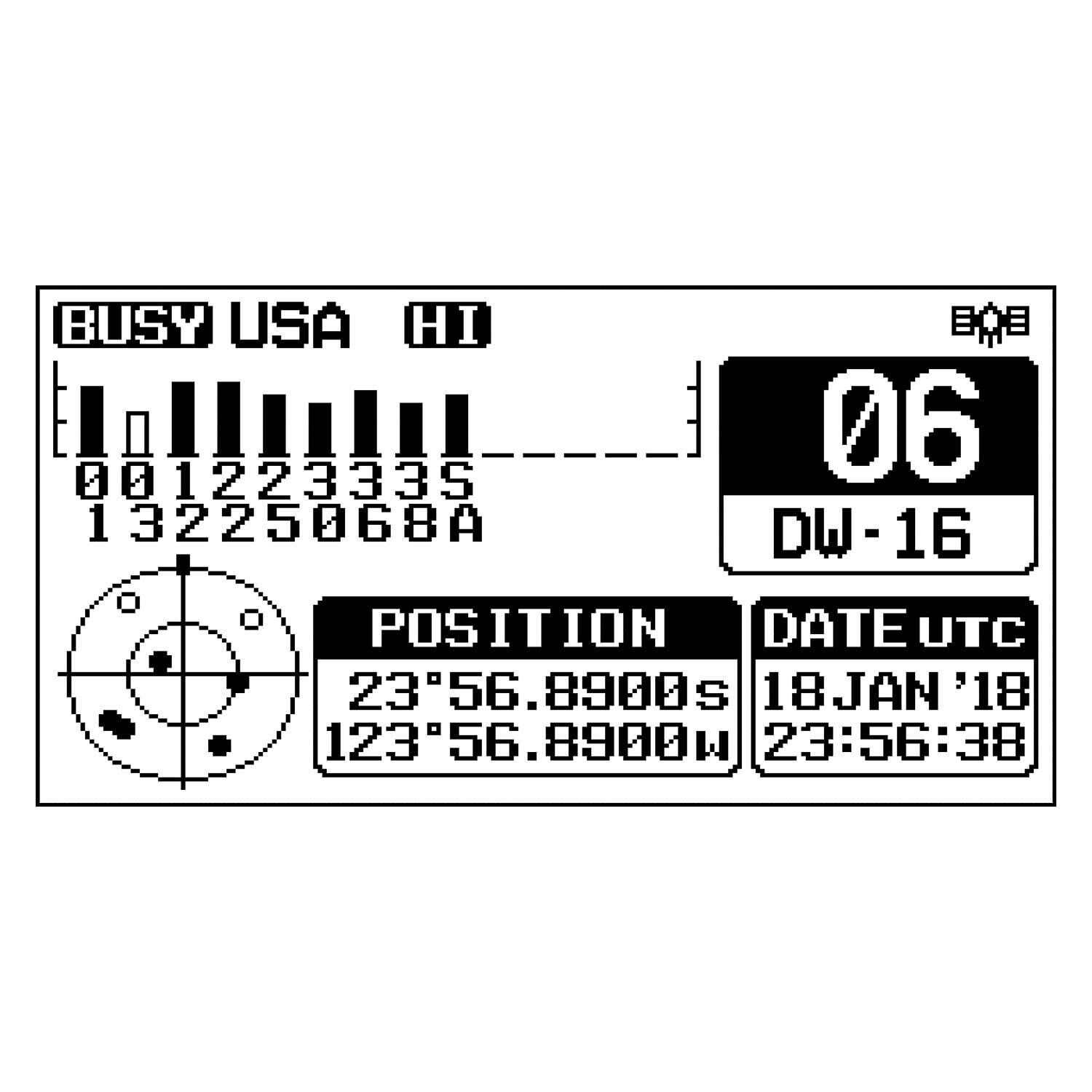 Standard Horizon GX1800GB VHF GPS Radio