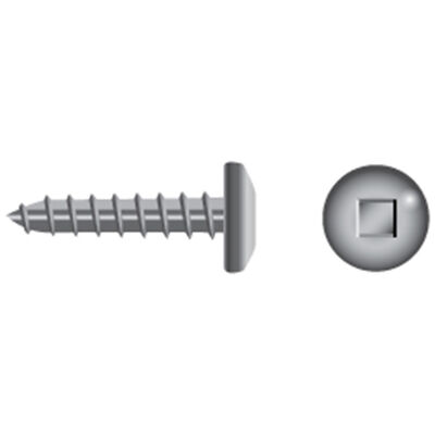 Stainless Steel Square Drive Pan-Head Tapping Screws