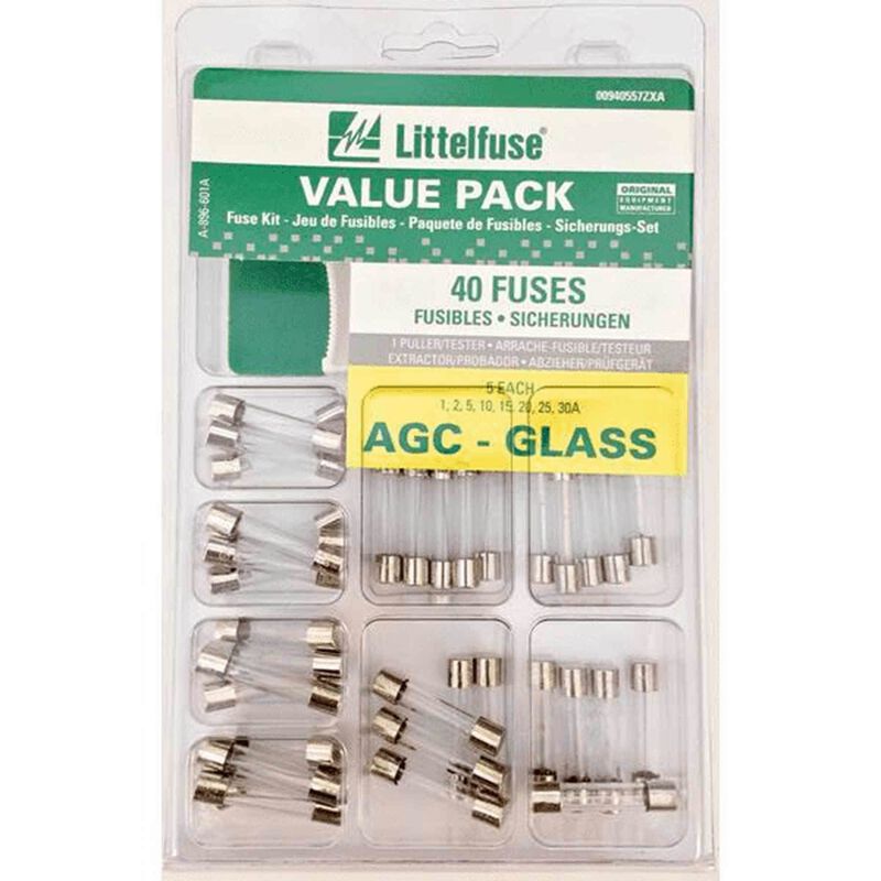 40-Piece AGC Glass Fuse Assortment image number 0