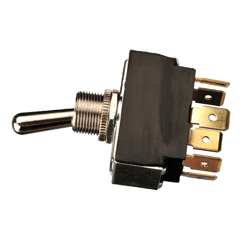 Toggle Switch, On-Off-On, DPDT image number 0