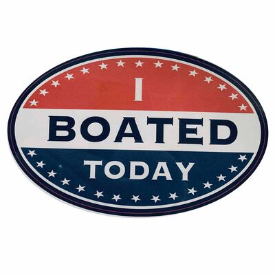 I Boated Today Removable/Restickable Boat Sticker