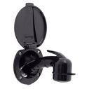 Recessed Shower Black Cup & Lid, Small Black Sprayer, 6' Black Rubber Hose image number 1