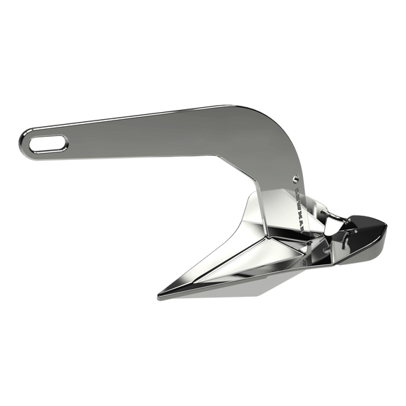 Stainless Steel Delta Anchor - 110 lb image number 1