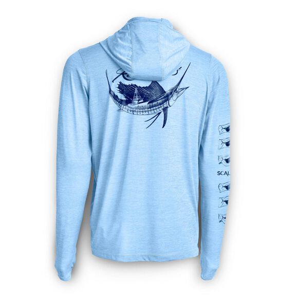 Men's Popping Sails Active Performance Hooded Shirt image number 0