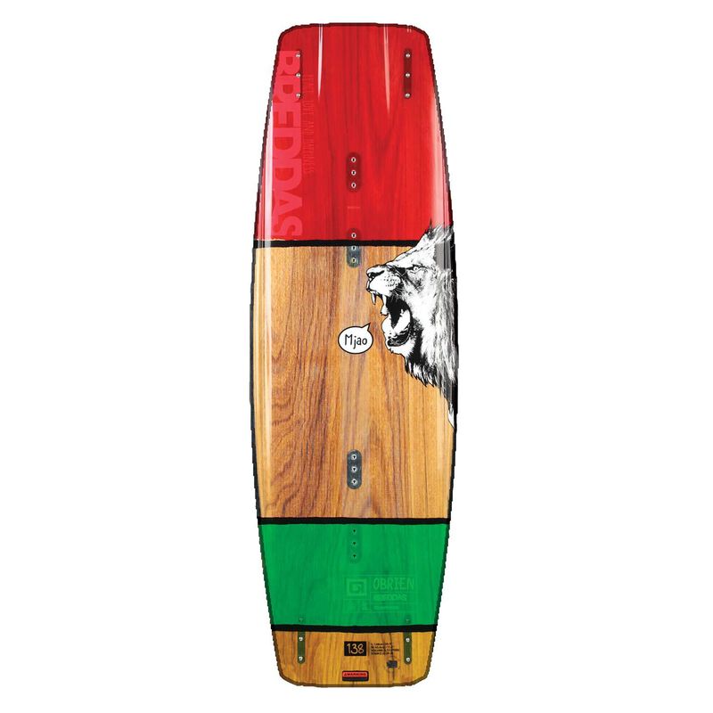 143cm Breddas Wakeboard Combo with Red GTX Binding, 9-11 image number 0