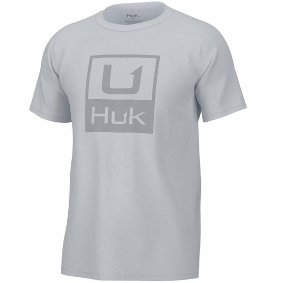 Men's Huk Stacked Logo Shirt image number 0