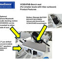 VCSEATNB Universal Bench Seat for Rigid Inflatable Boats image number 2