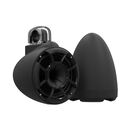 Wet Sounds REV 8 Black Special Edition Revolution Series 8" Matte Black Tower Speakers with Stainless Steel Fixed Clamps (Pair) image number 0