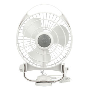Bora II 3-Speed 12/24V Cabin Fan, White