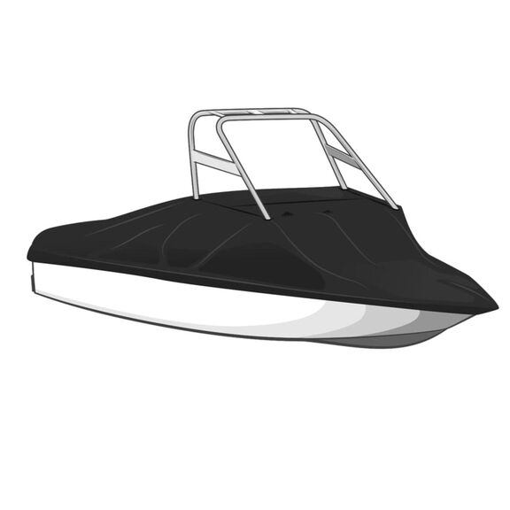 Exact Fit Boat Cover For a 2008-2009 SKI Centurion Enzo Sv220 W/Evolution Tower Does Not Cover Swim Platform I/B - Sharkskin Plus - Sharkskin Blue image number 0