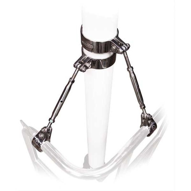 Rail Mount Kit For 1" Rail W/3" Clamp West Marine