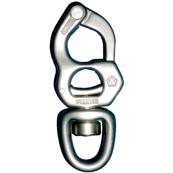 WICHARD 85mm Titanium Snap Shackle Swivel Eyes West Marine