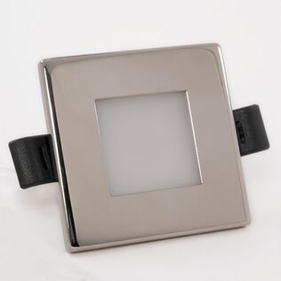 BCM Sarasota LED Courtesy Light Red 70mm Polished Stainless Steel