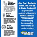 Star Tron 4-Stroke 25W-50 Marine Engine Oil, Synthetic Blend image number 3