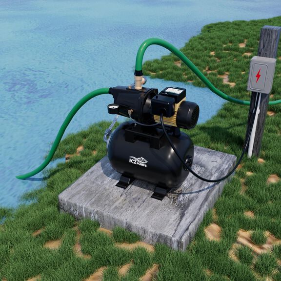 1/2 HP Jet Pump with 6 Gallon Tank image number 5