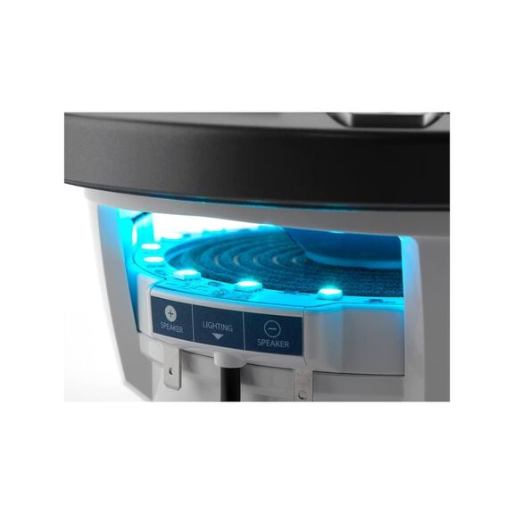 M6-770X-S-GmTi-i 7.7" Marine Coaxial Speakers, Gunmetal & Titanium Sport Grilles with RGB LED Lighting image number 5