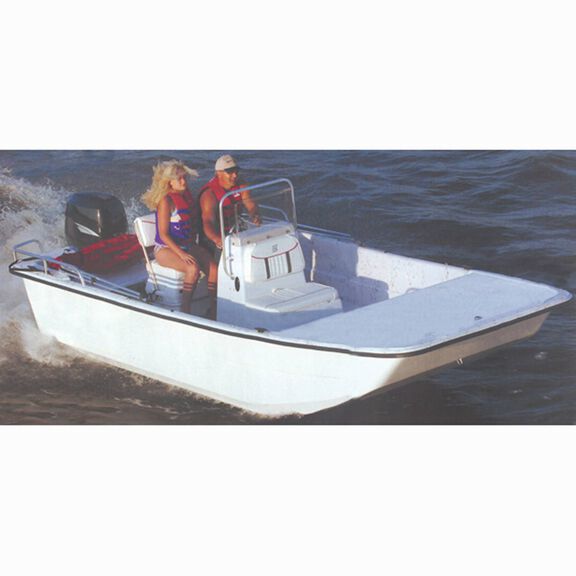 Styled-to-Fit Boat Cover for Center Console Bay Style Fishing Boats with Shallow Draft Hull image number 2
