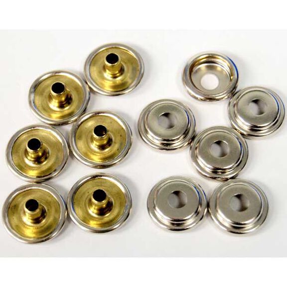 Female Fastener Attaches to Cloth, 6-Pack image number 0
