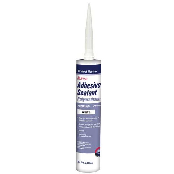 Polyurethane Adhesive/Sealant, White, 10 oz. image number 0
