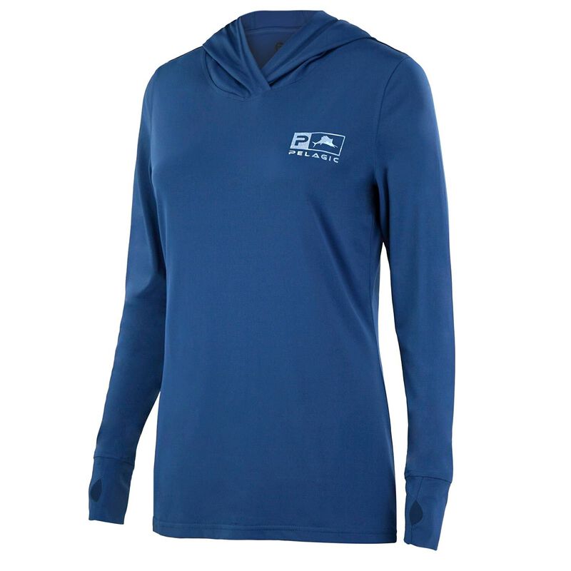 Chemise De Pêche à Capuche Femme Pelagic UltraTek - Taille L - Vert Dorado - UPF 50+ - Neuve