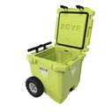 RollR 30 Quart Wheeled Hard Cooler with Telescopic Handle, Matcha image number 6