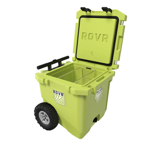 RollR 30 Quart Wheeled Hard Cooler with Telescopic Handle, Matcha image number 6