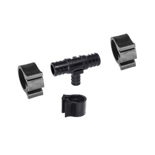 PEXlock Tee 3/4" Barb x 3/4" Barb x 1/2"