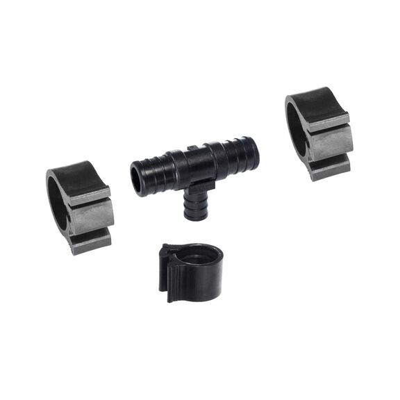 PEXlock Tee 3/4" Barb x 3/4" Barb x 1/2" image number 0