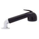 Deck-Mount Sprayer Large Black Sprayer No Hook, w/Elbow, 6' Stainless Steel Hose, Low Profile Holder image number 2