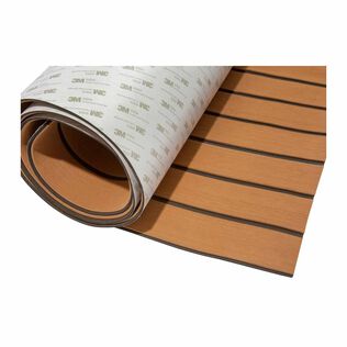 EVA Foam Traction Sheet Faux Teak 77" x 39"