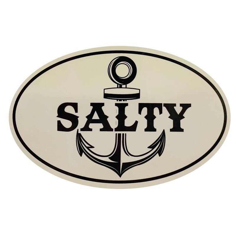 Salty Removable/Restickable Boat Sticker image number 0