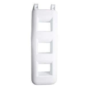 3-Step Ladder Fender, White
