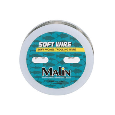 Soft Monel Trolling Wire, 300', 50Lb, 0.026 Dia